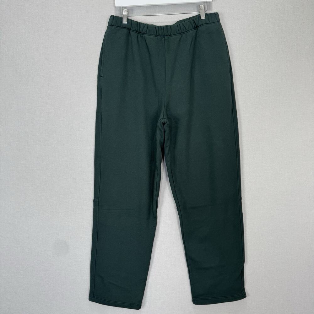 OCIO Sweatpants Mens XL Green Organic‎ Cotton Fleece Lounge Minimalist Travel